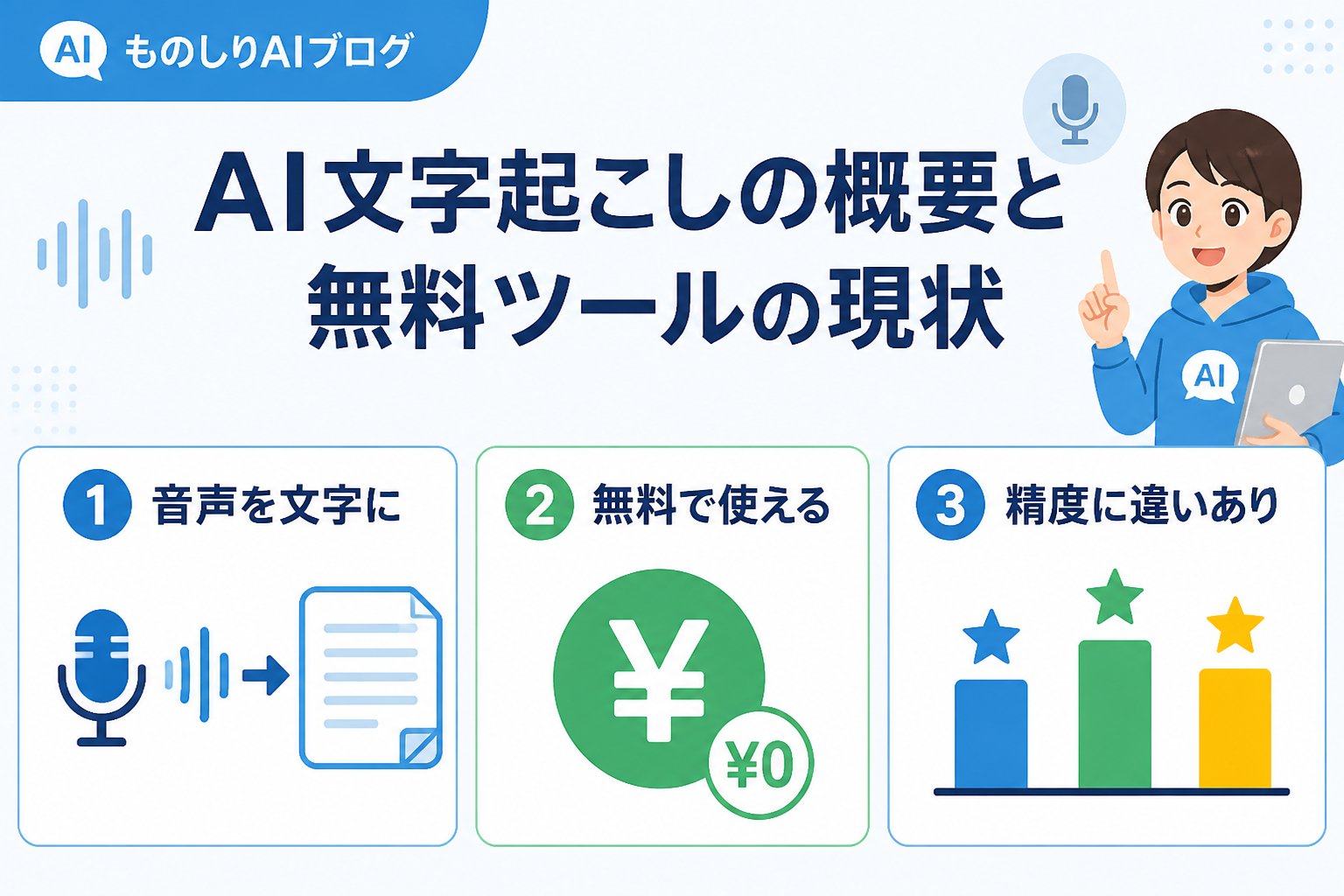 AIツール AI文字起こしの概要と無料ツールの現状