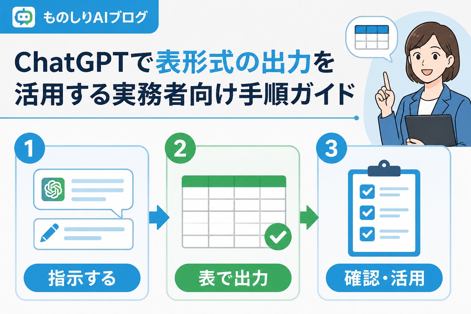 プロンプト AI活用で表形式出力に悩む実務者のために