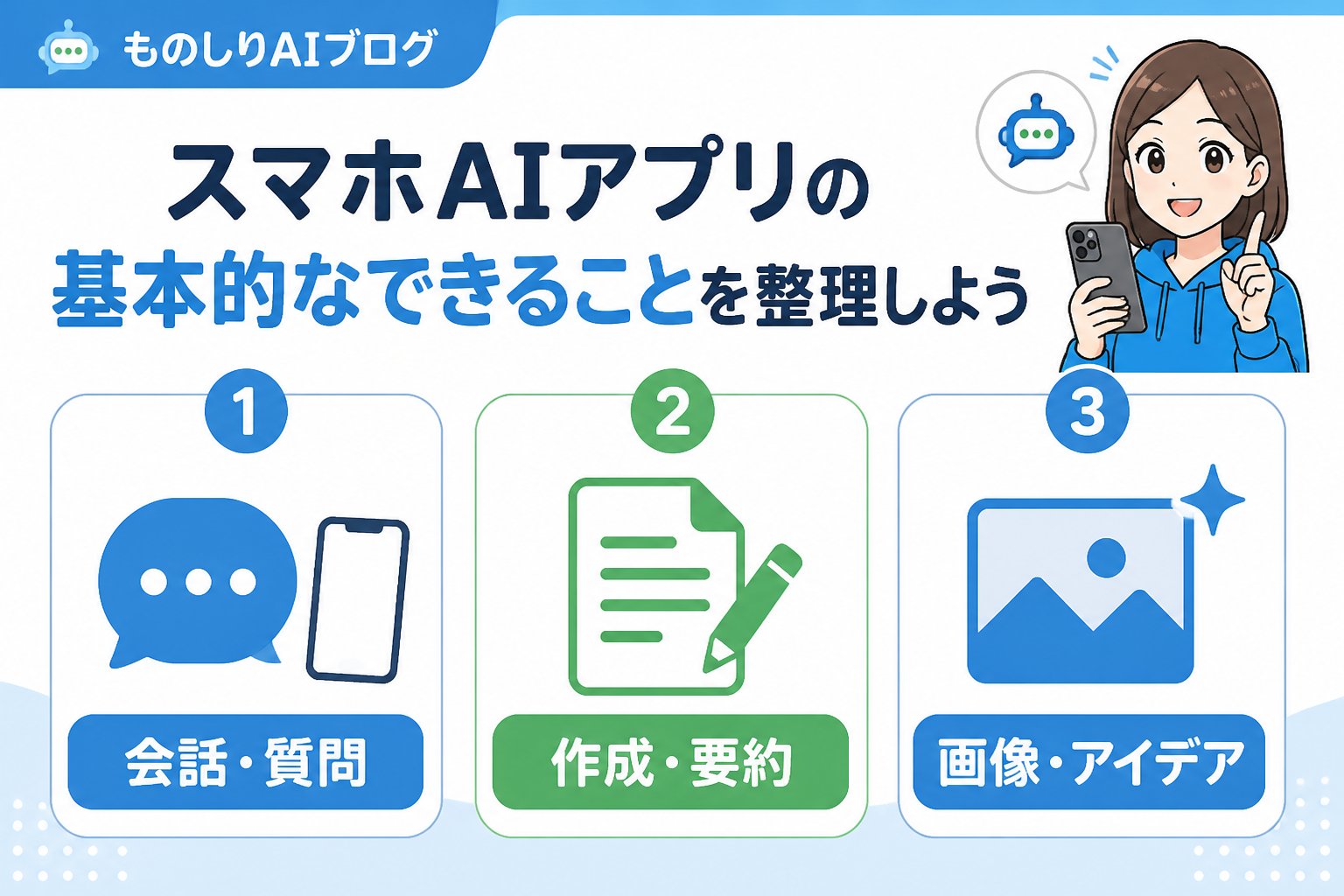 AIツール スマホAIアプリの基本的なできることを整理しよう