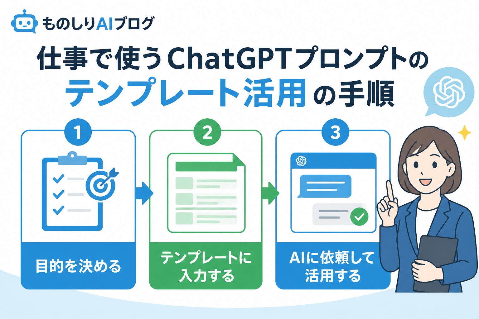 プロンプト 仕事で使えるChatGPTプロンプトのテンプレート例と手順