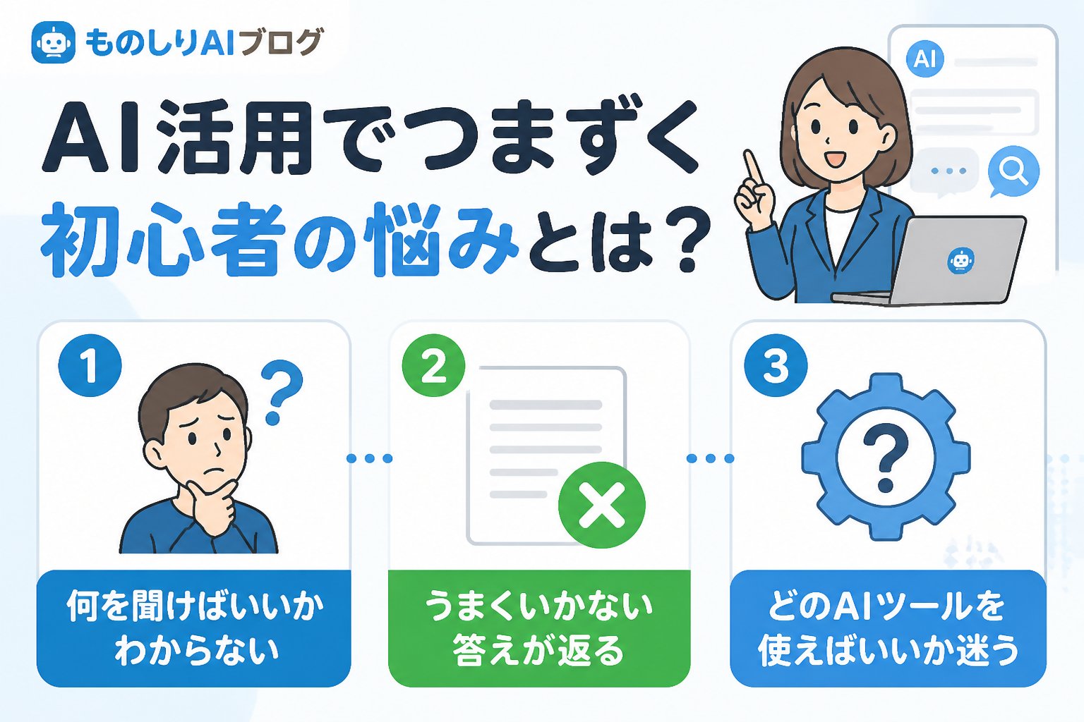 AIツール AI活用でつまずく初心者の悩みとは？