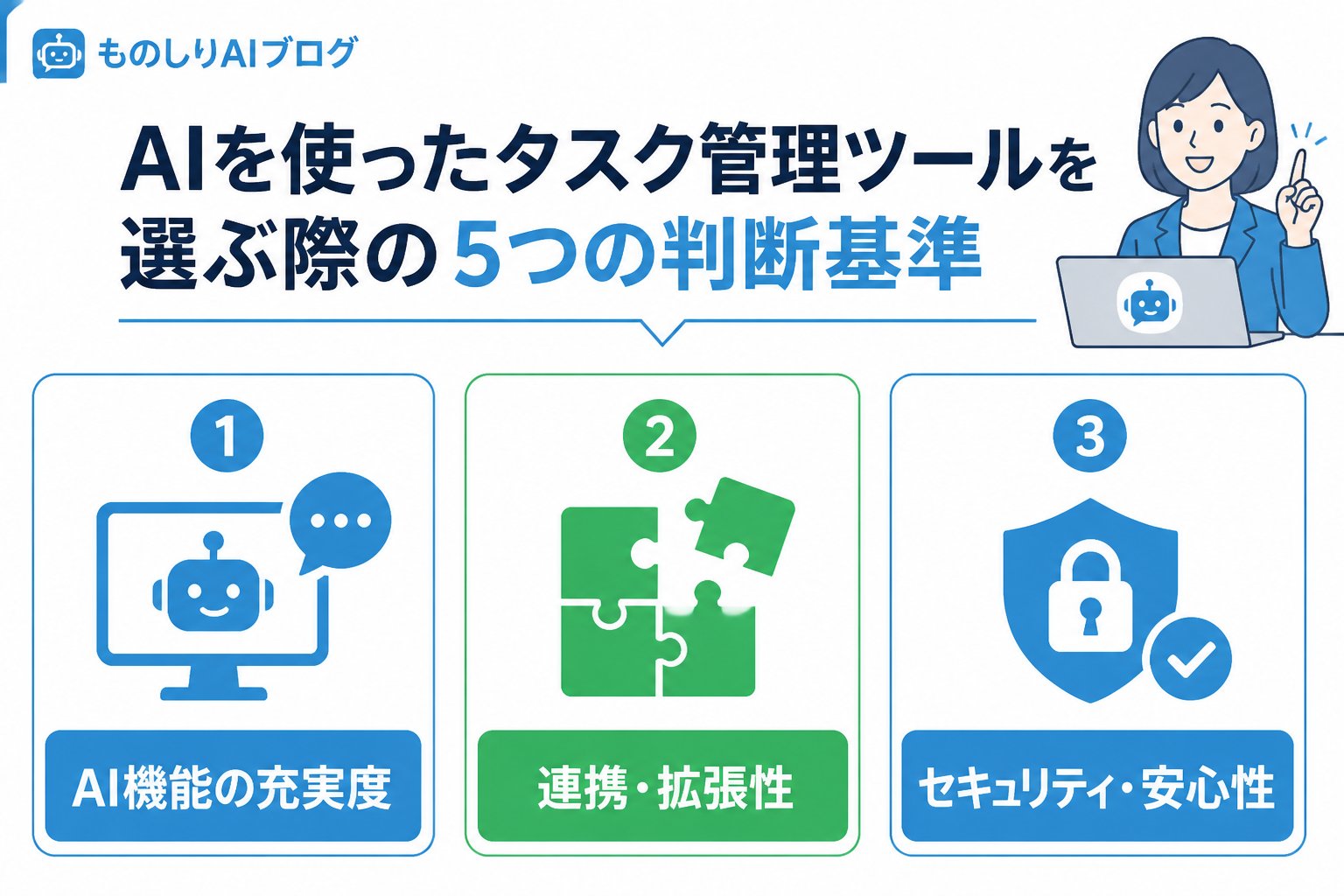 業務効率化 AIを使ったタスク管理ツールを選ぶ際の5つの判断基準