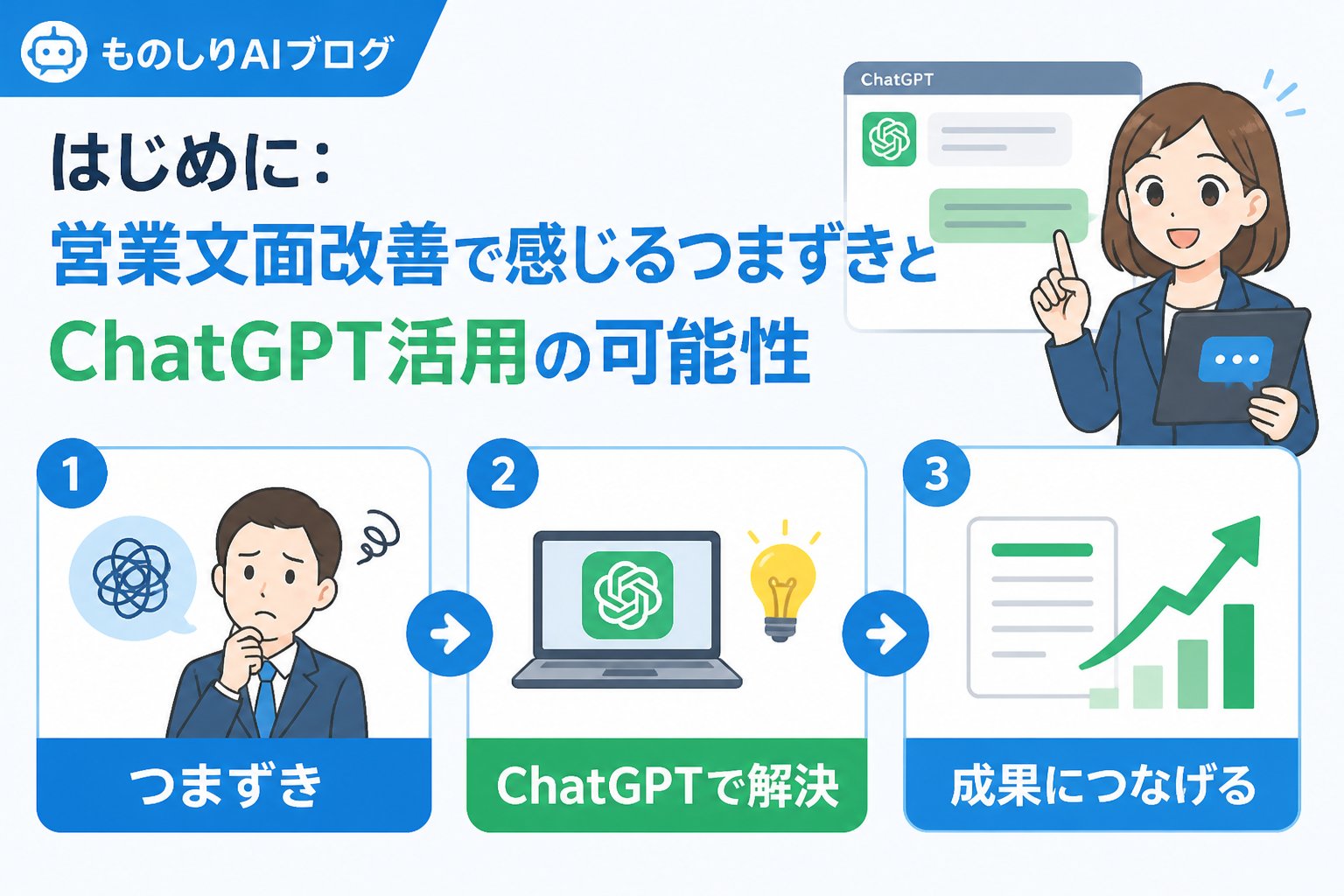 AI活用 はじめに：営業文面改善で感じるつまずきとChatGPT活用の可能性