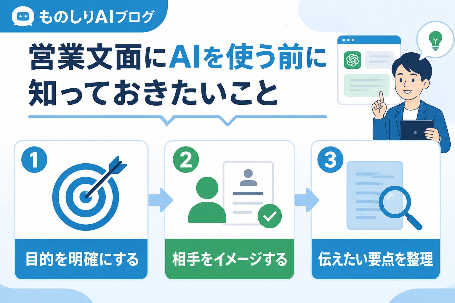 AI活用 営業文面にAIを使う前に知っておきたいこと