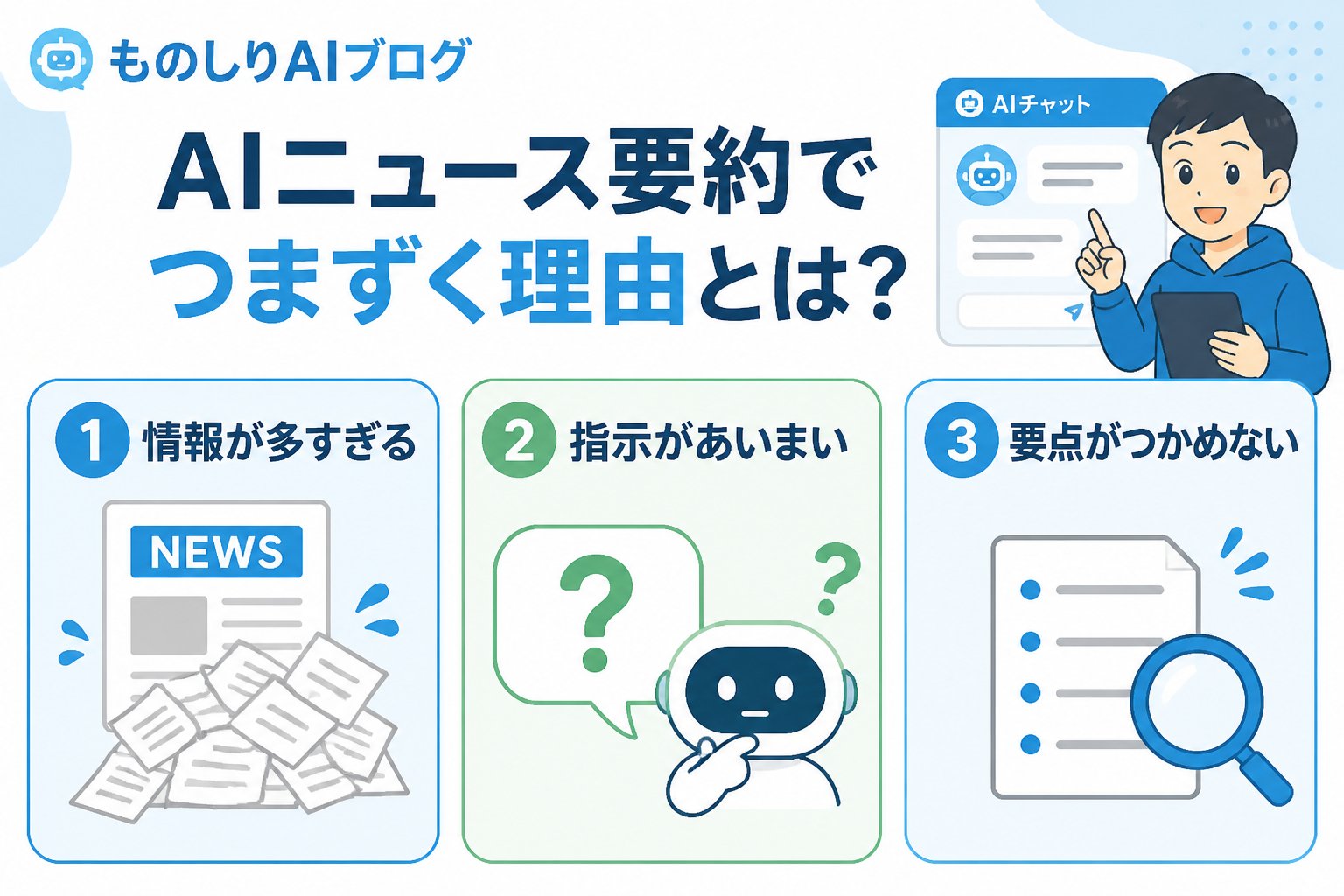 AI活用 AIニュース要約でつまずく理由とは？