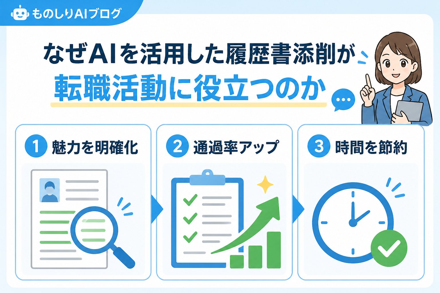 AI活用 なぜAIを活用した履歴書添削が転職活動に役立つのか