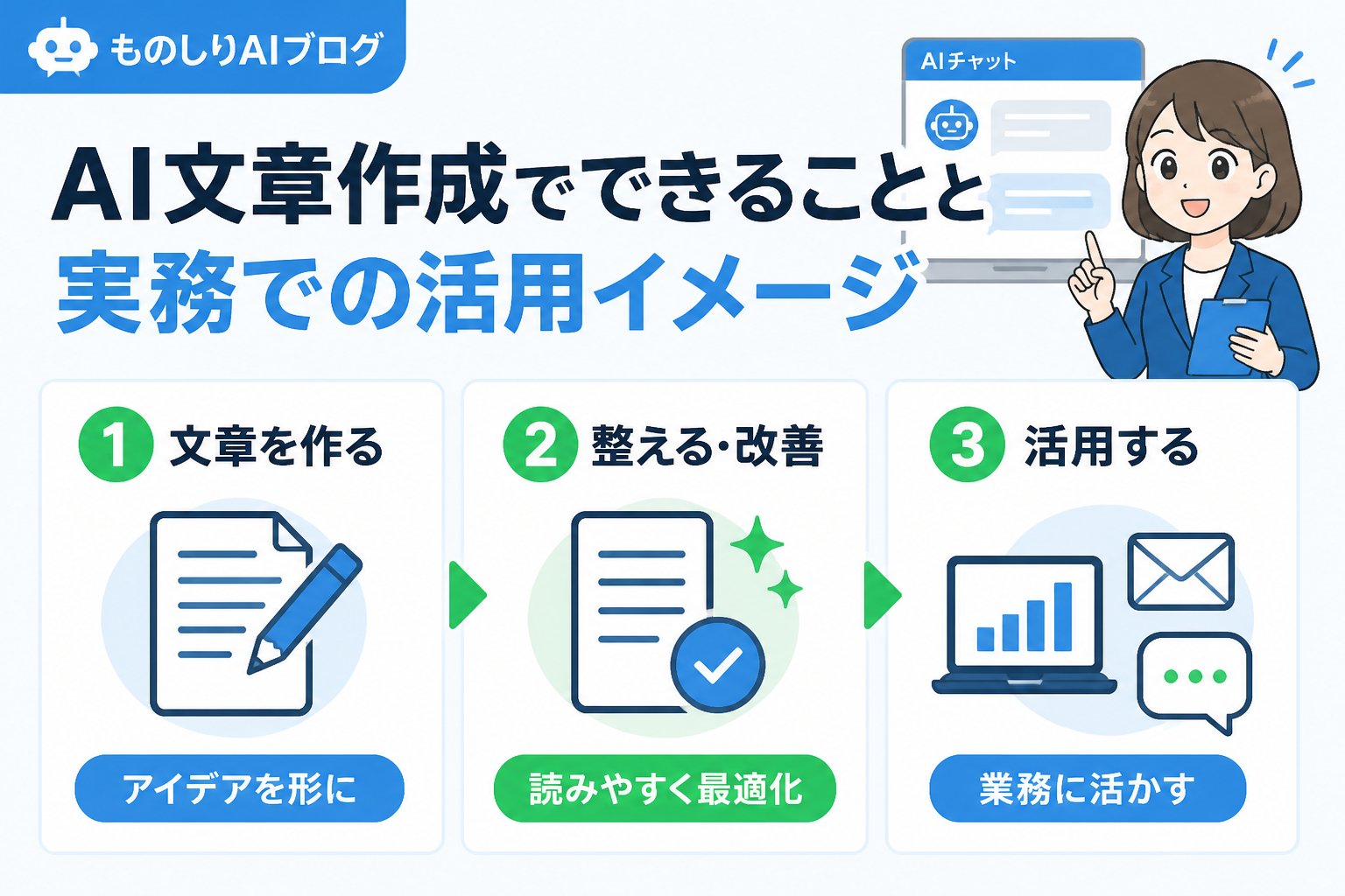 AI活用 AI文章作成でできることと実務での活用イメージ