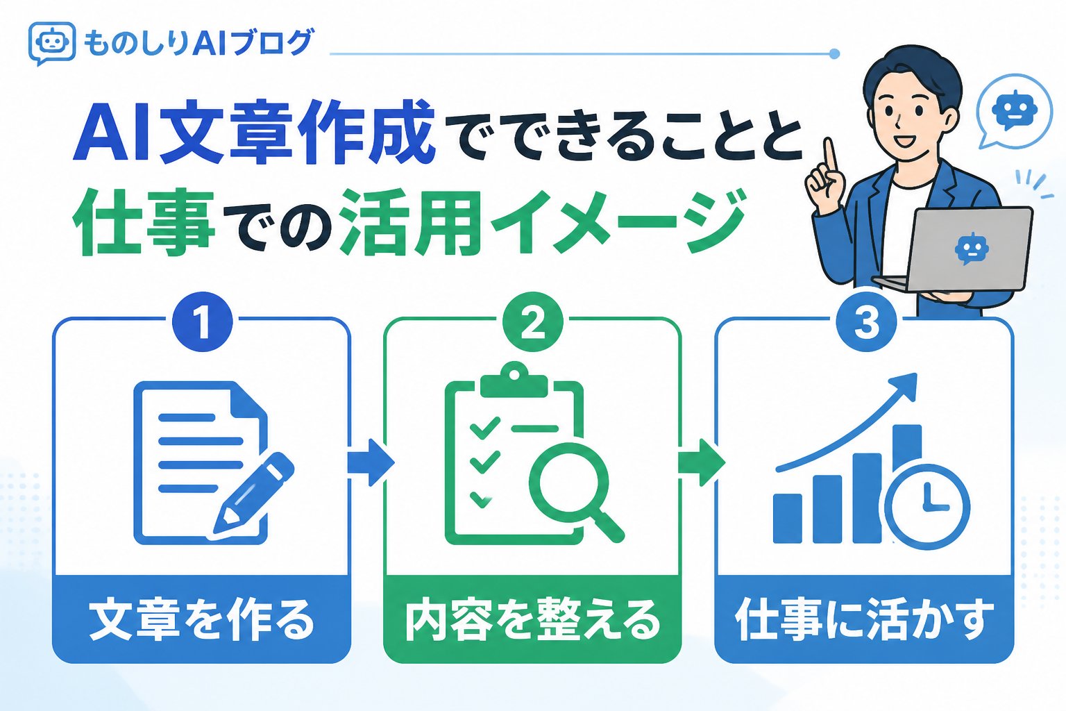 AI活用 AI文章作成でできることと仕事での活用イメージ