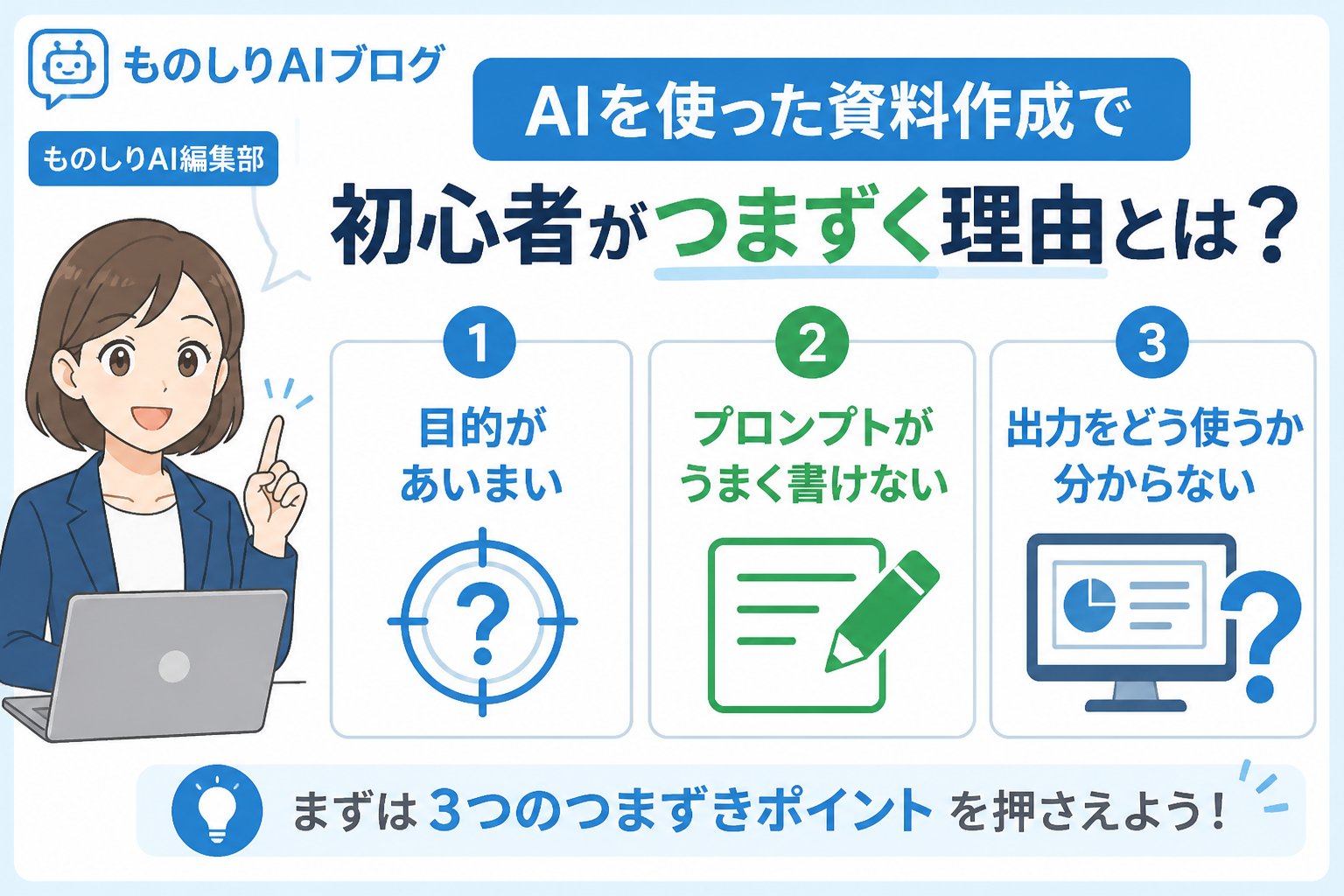 AI活用 AIを使った資料作成で初心者がつまずく理由とは？