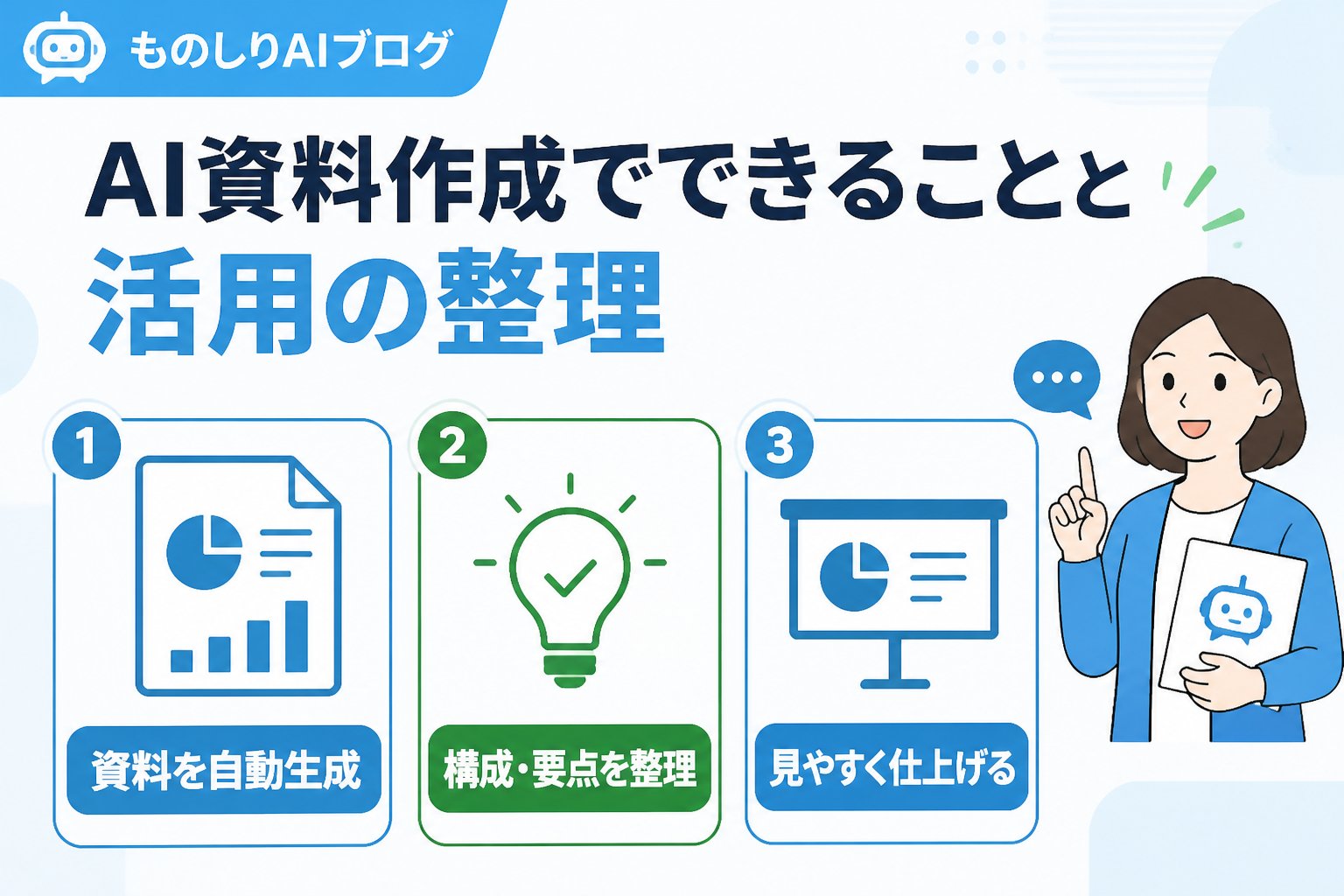 AI活用 AI資料作成でできることと活用の整理