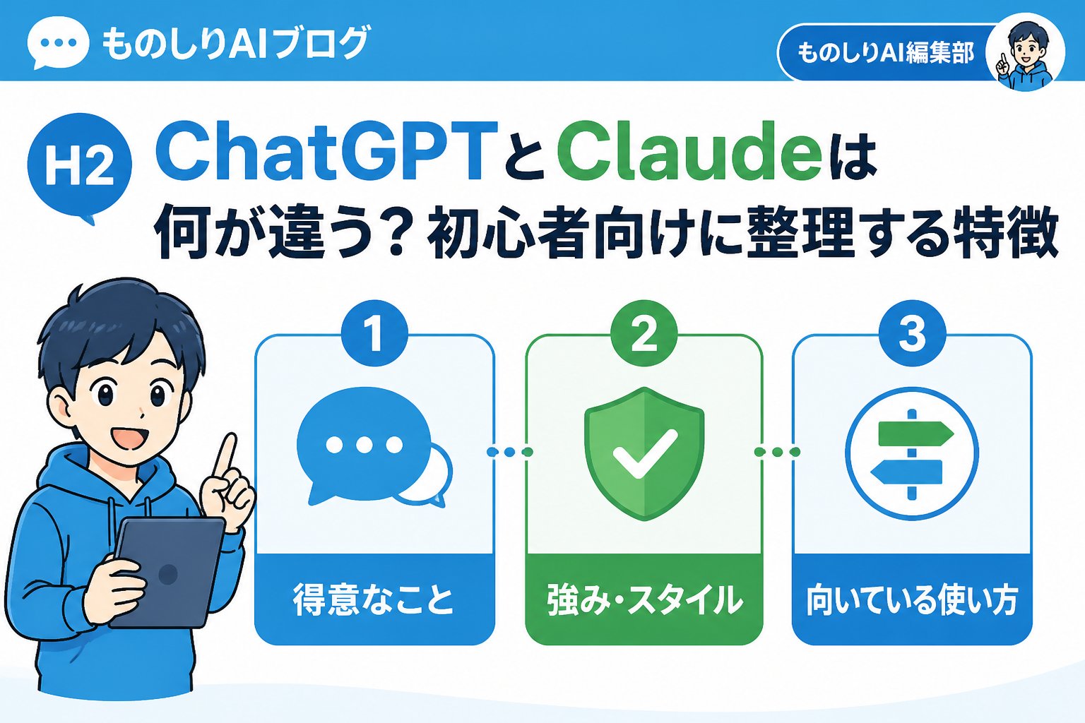 AIツール ChatGPTとClaudeは何が違う？初心者向けに整理する特徴