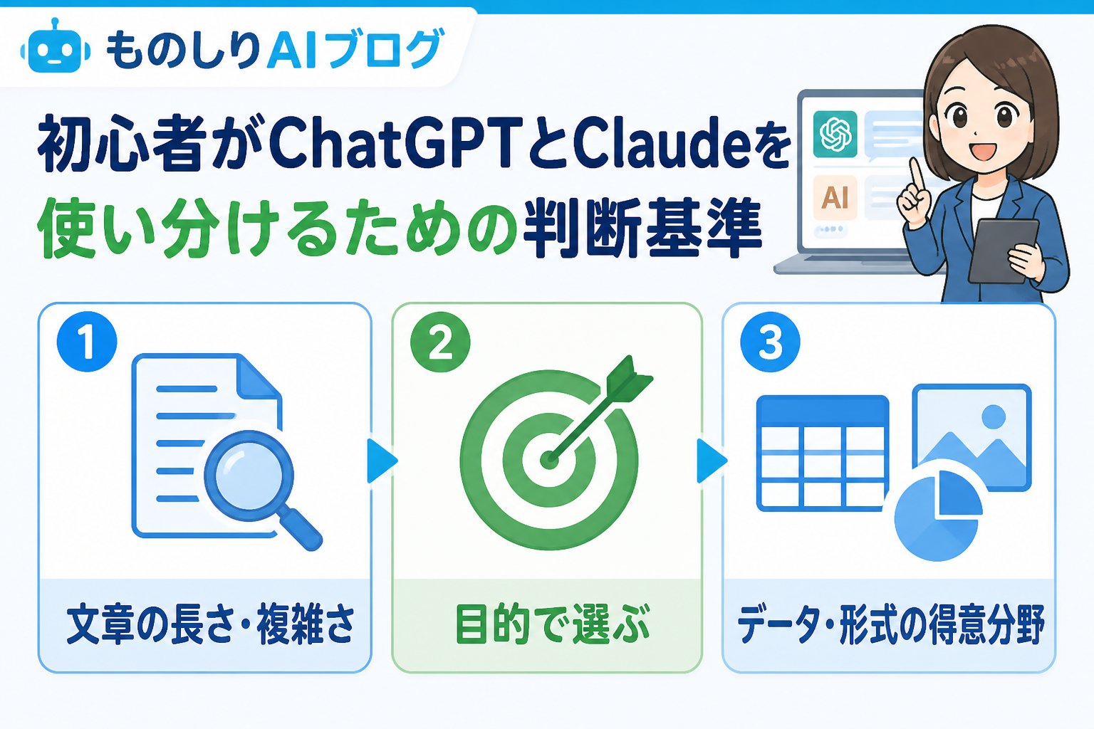 AIツール 初心者がChatGPTとClaudeを使い分けるための判断基準