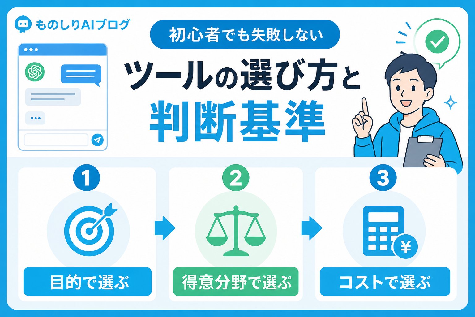 AIツール 初心者でも失敗しないツールの選び方と判断基準