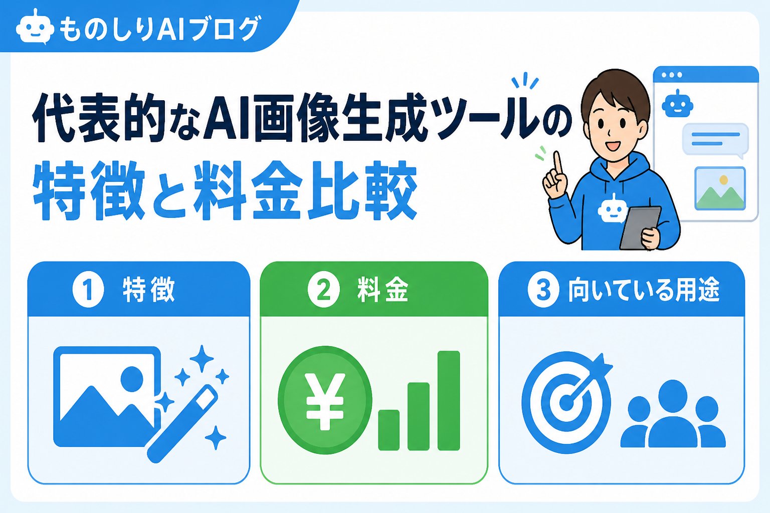 AIツール 代表的なAI画像生成ツールの特徴と料金比較