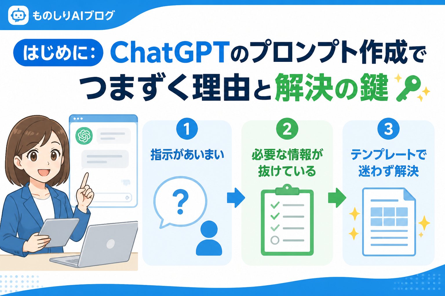 プロンプト はじめに：ChatGPTのプロンプト作成でつまずく理由と解決の鍵