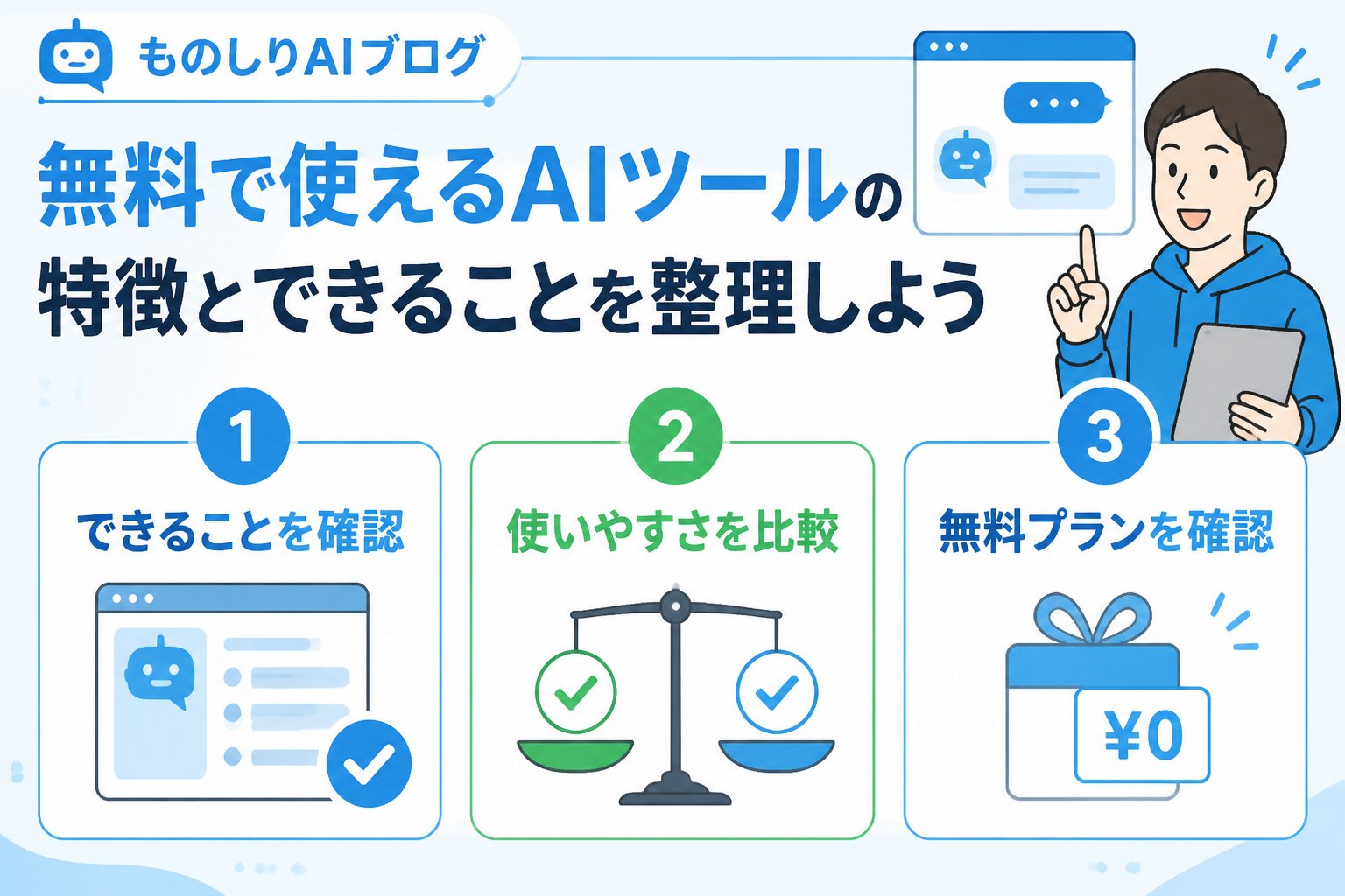 AIツール 無料で使えるAIツールの特徴とできることを整理しよう