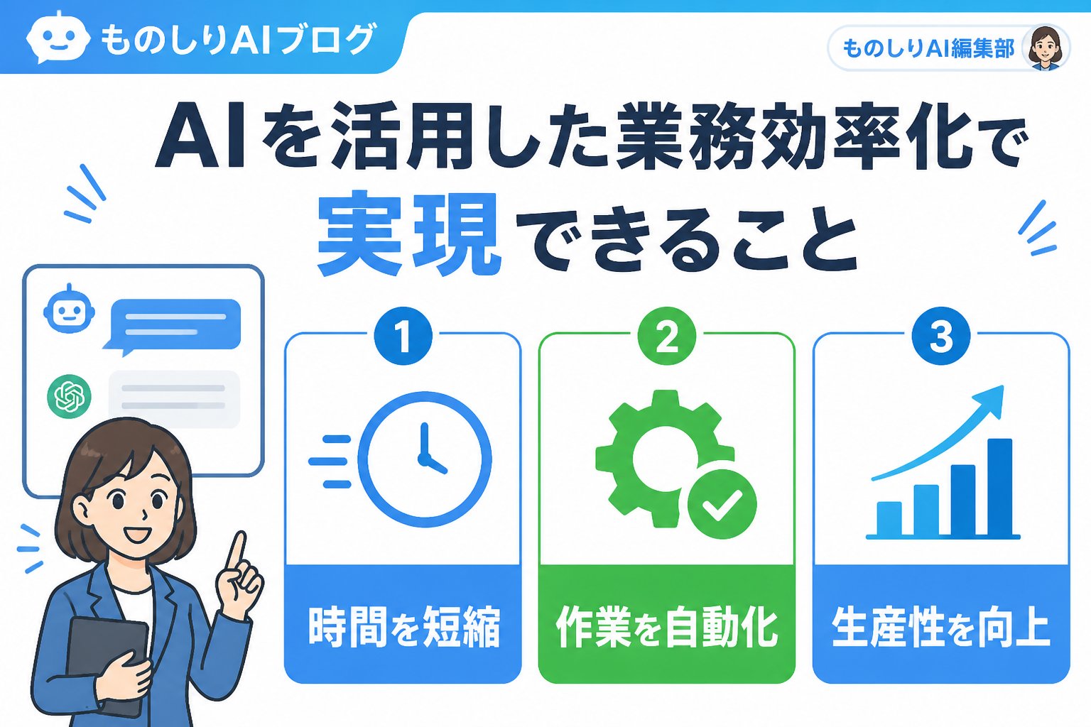 業務効率化 AIを活用した業務効率化で実現できること