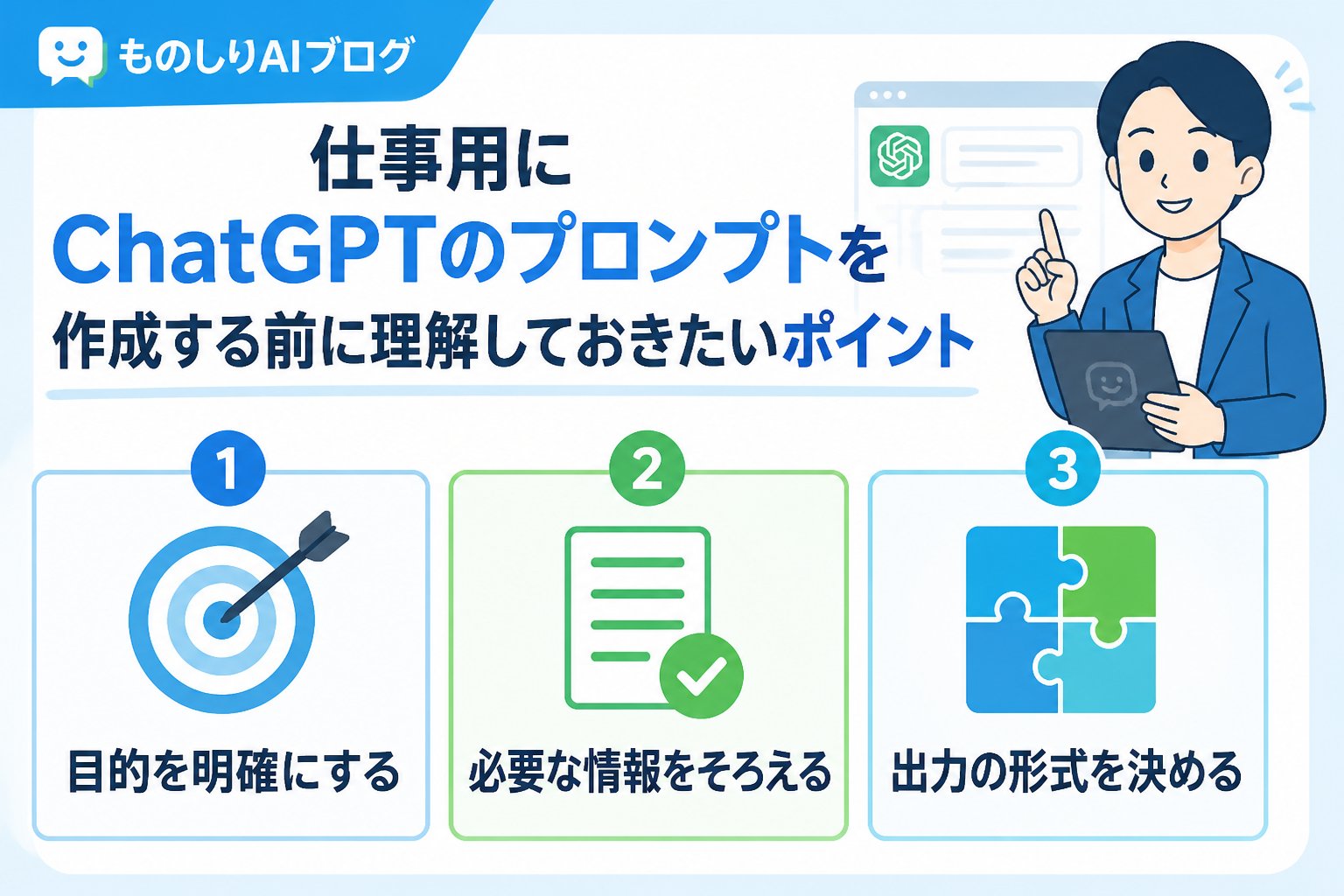 プロンプト 仕事用にChatGPTのプロンプトを作成する前に理解しておきたいポイント