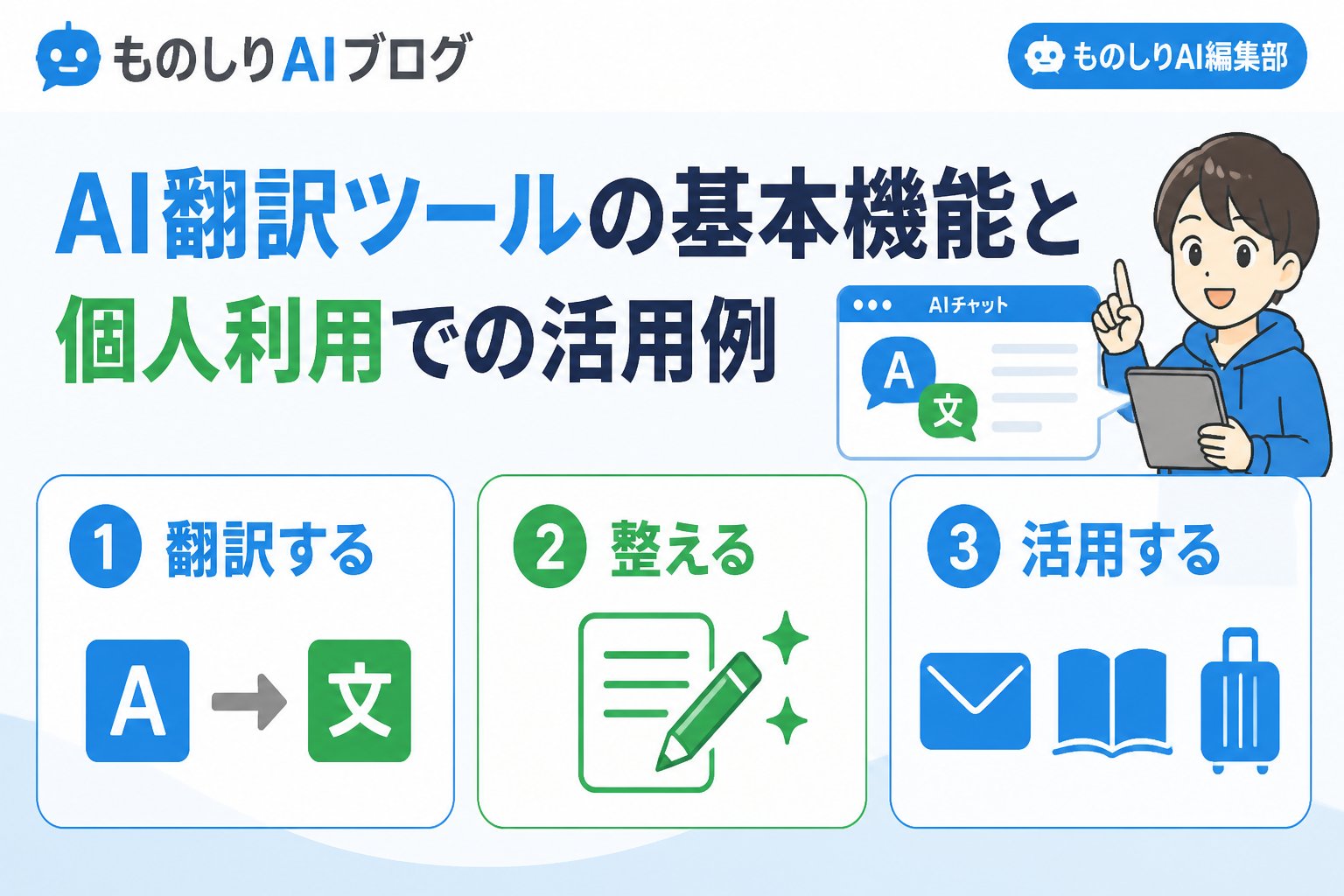 AIツール AI翻訳ツールの基本機能と個人利用での活用例