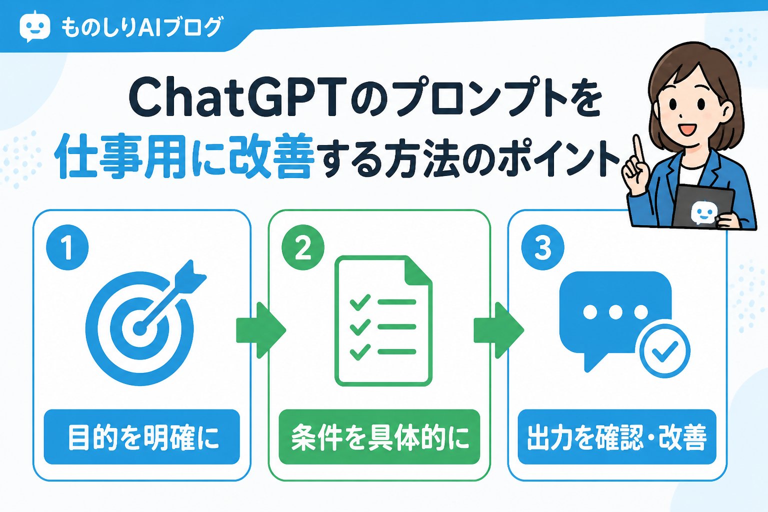 プロンプト ChatGPTのプロンプトを仕事用に改善する方法のポイント