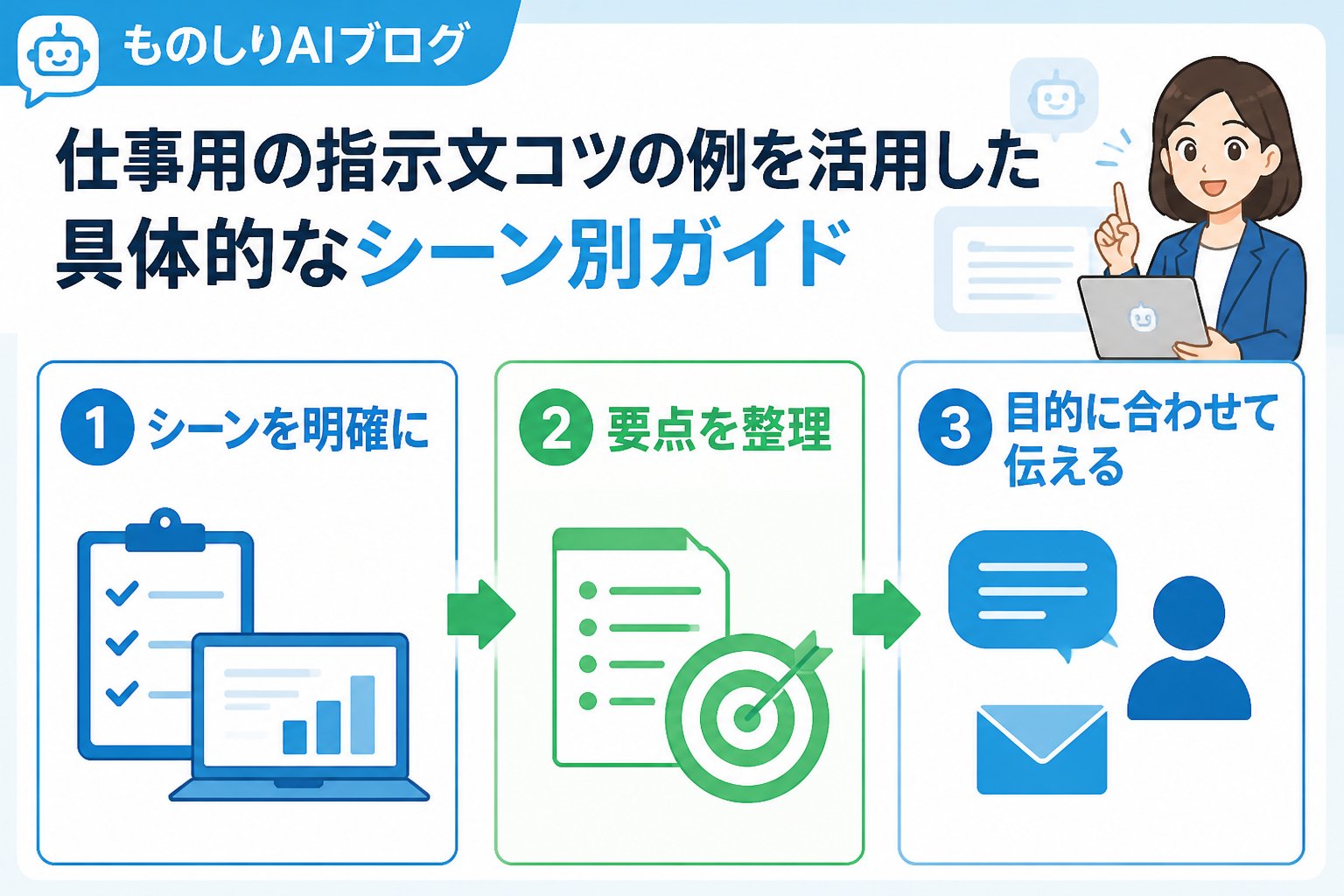 プロンプト 仕事用の指示文コツの例を活用した具体的なシーン別ガイド