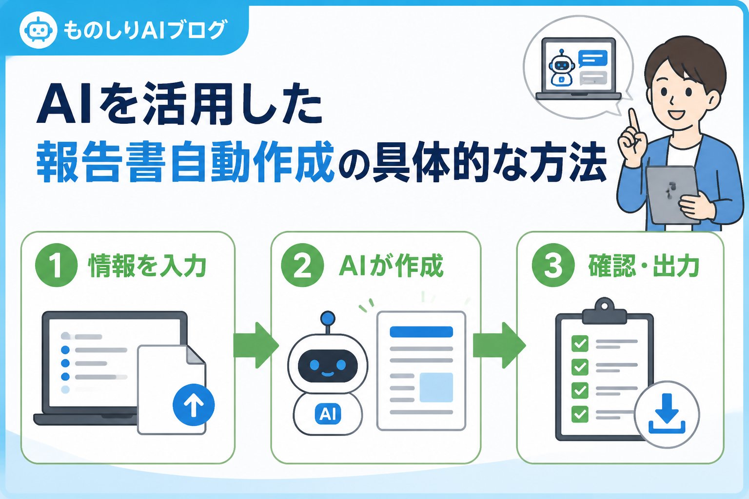 業務効率化 AIを活用した報告書自動作成の具体的な方法