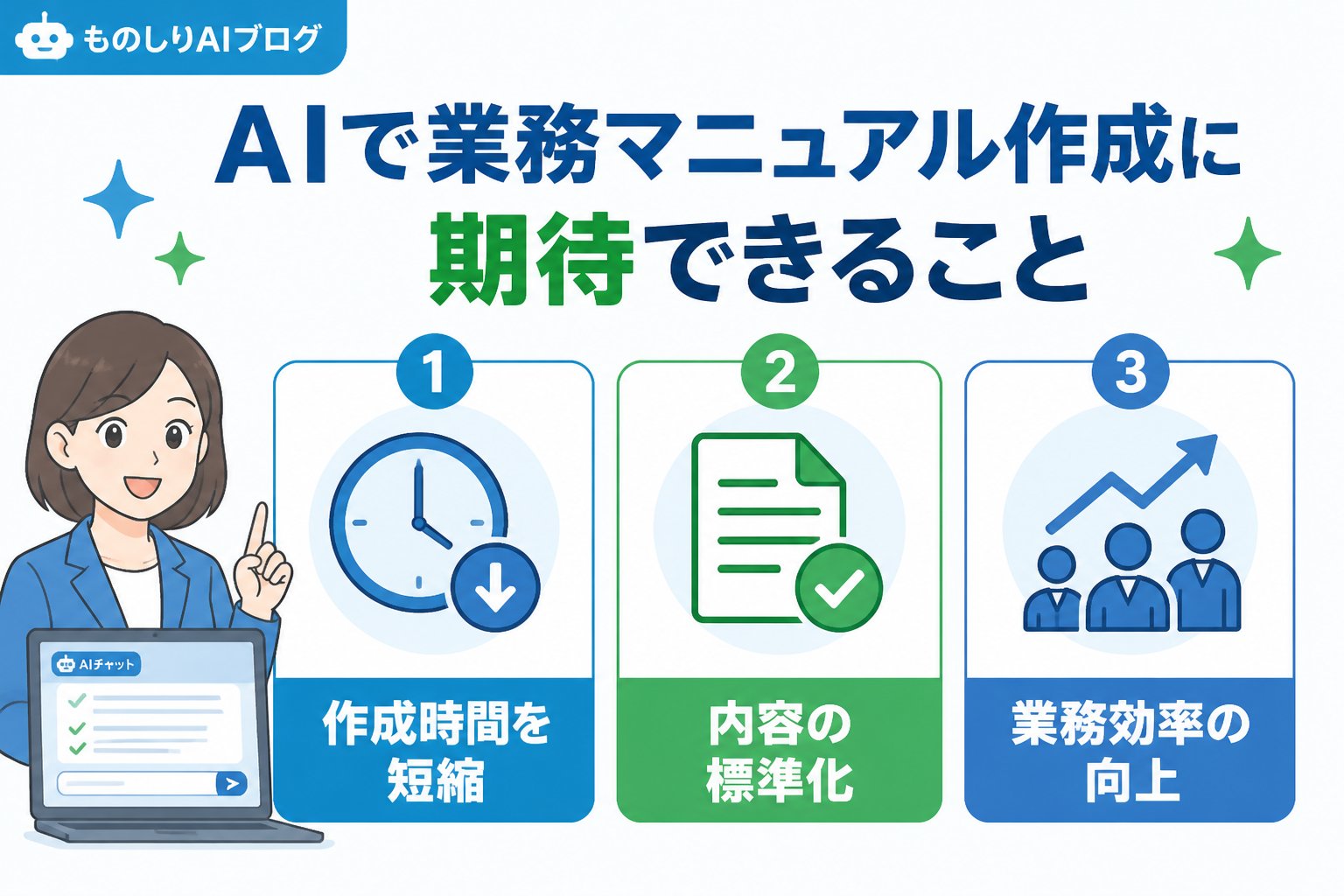 業務効率化 AIで業務マニュアル作成に期待できること
