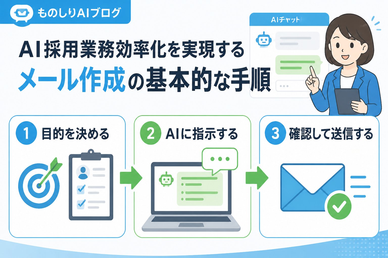 業務効率化 AI採用業務効率化を実現するメール作成の基本的な手順