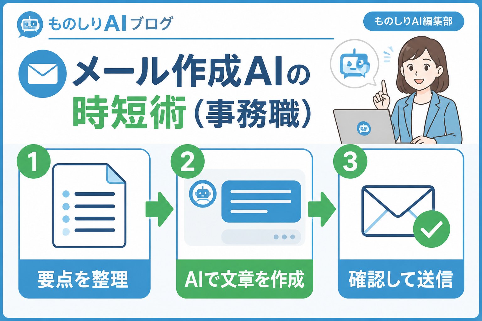 業務効率化 メール作成AIの時短術（事務職）