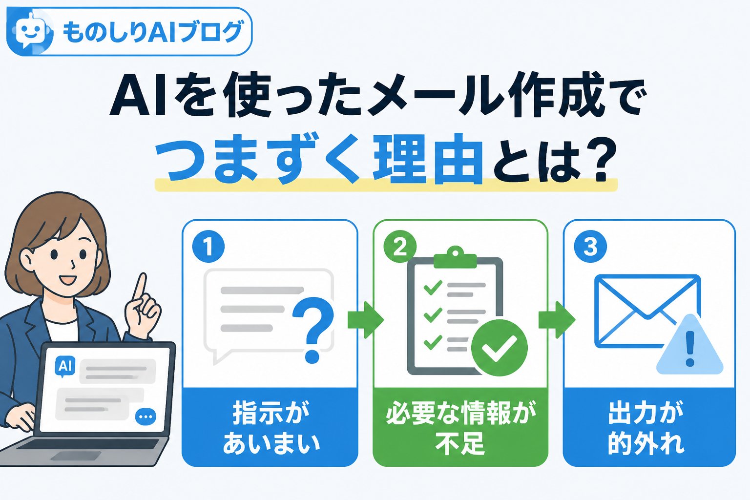 業務効率化 AIを使ったメール作成でつまずく理由とは?