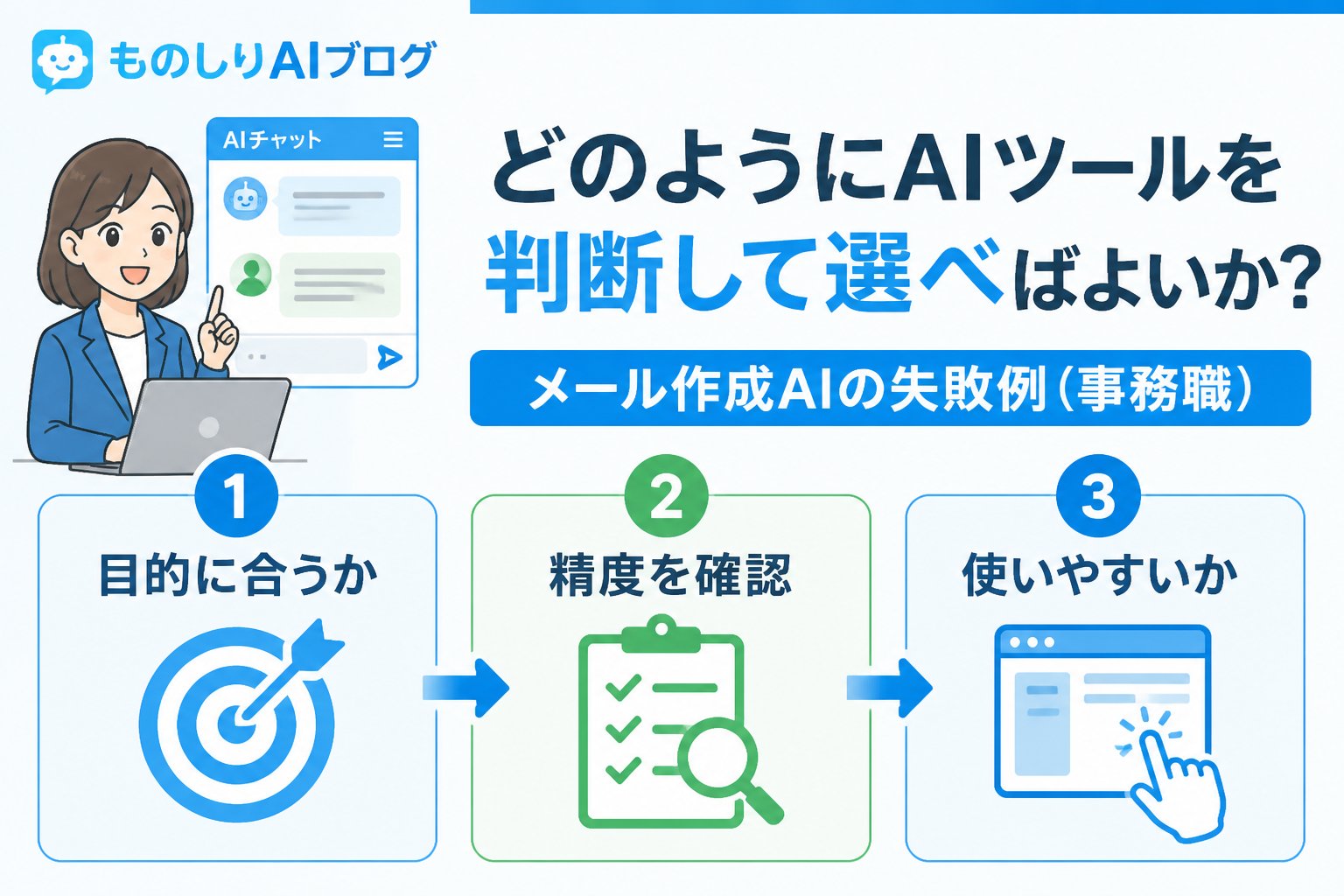 業務効率化 どのようにAIツールを判断して選べばよいか?