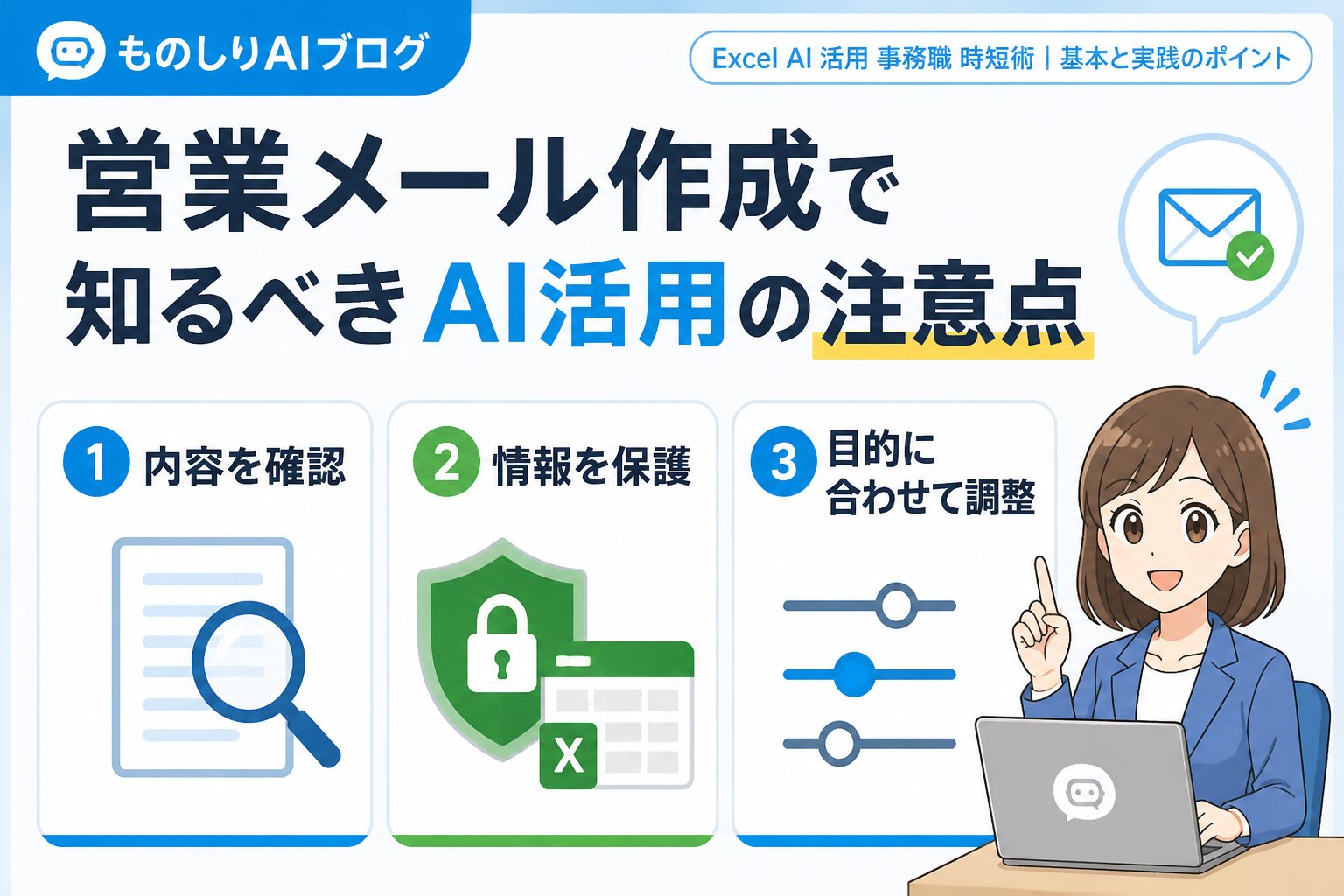 業務効率化 営業メール作成で知るべきAI活用の注意点
