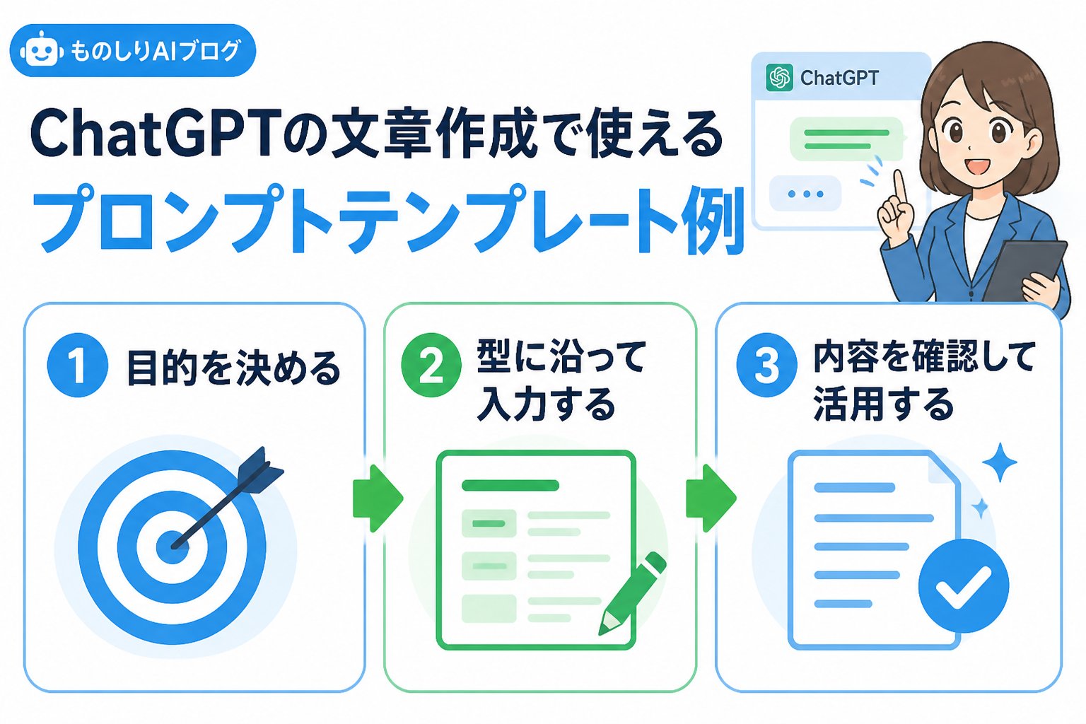 プロンプト ChatGPTの文章作成で使えるプロンプトテンプレート例