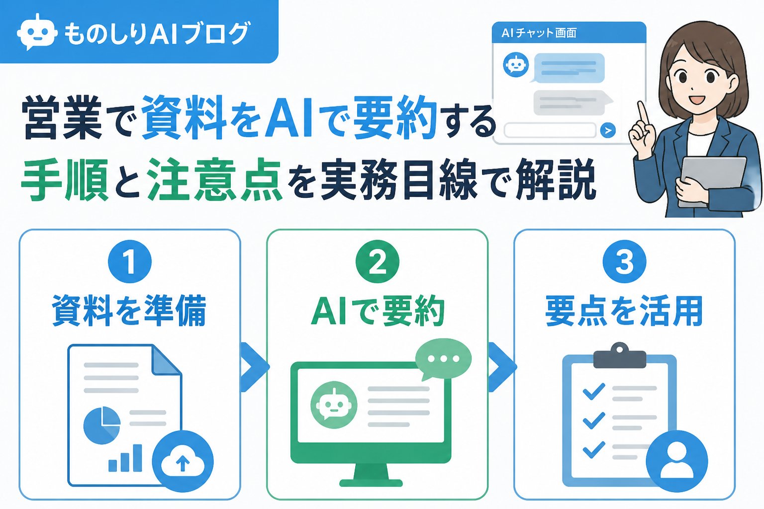 業務効率化 営業資料の要約にAIを活用するメリットと具体的な活用方法
