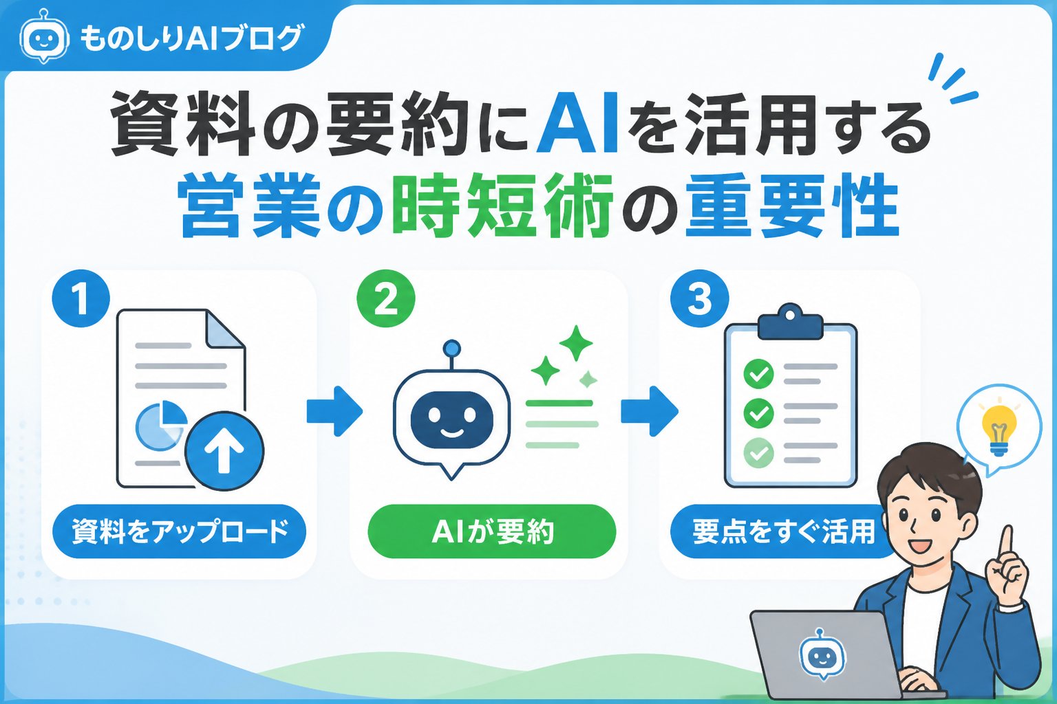 業務効率化 資料の要約にAIを活用する営業の時短術の重要性