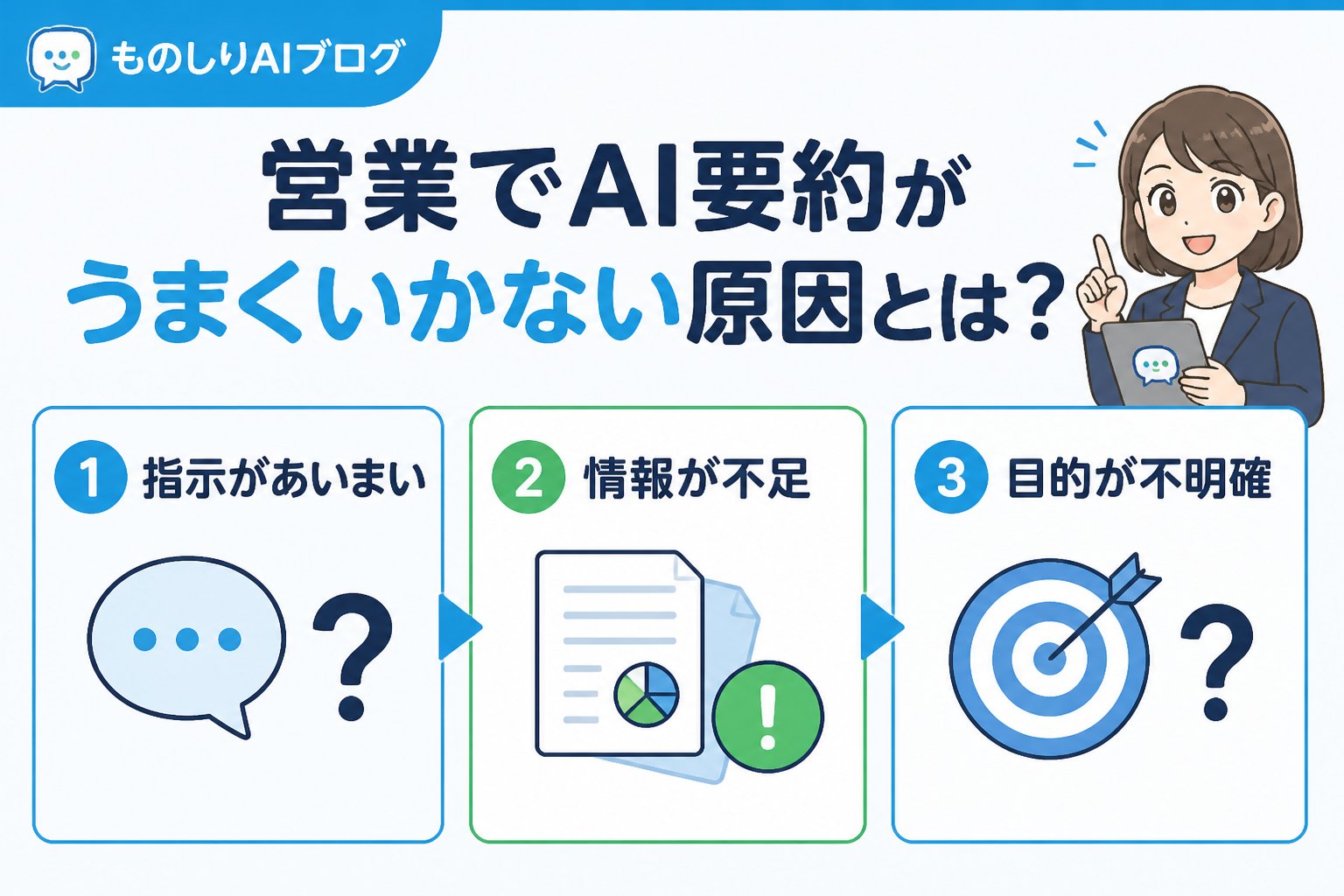 業務効率化 営業でAI要約がうまくいかない原因とは？