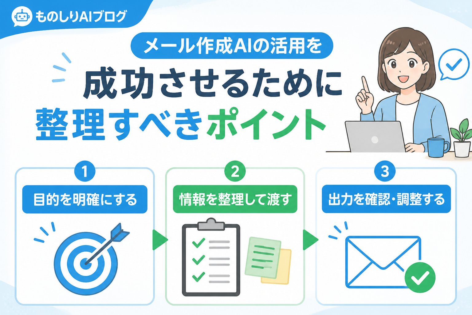 業務効率化 メール作成AIの活用を成功させるために整理すべきポイント