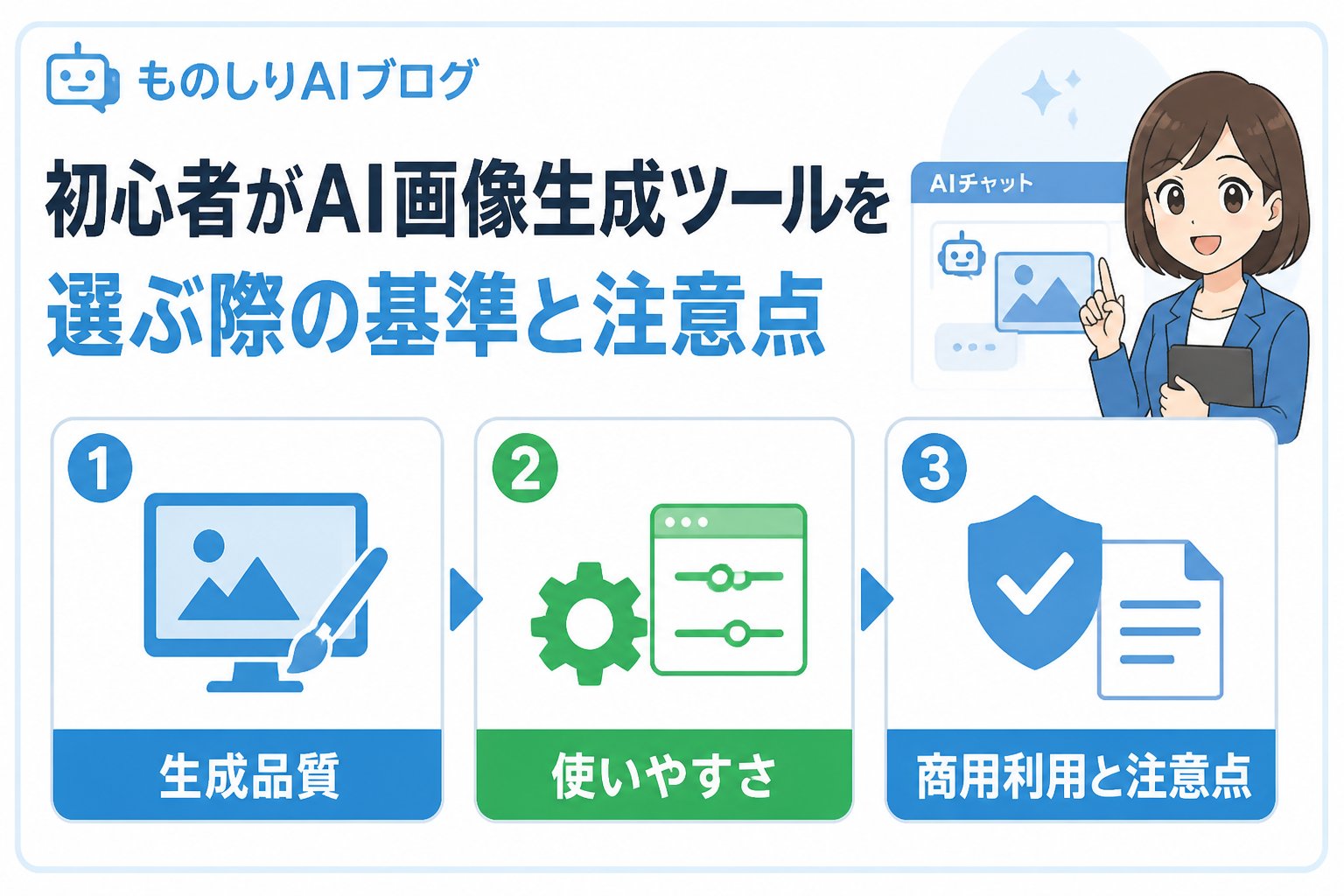 AIツール 初心者がAI画像生成ツールを選ぶ際の基準と注意点