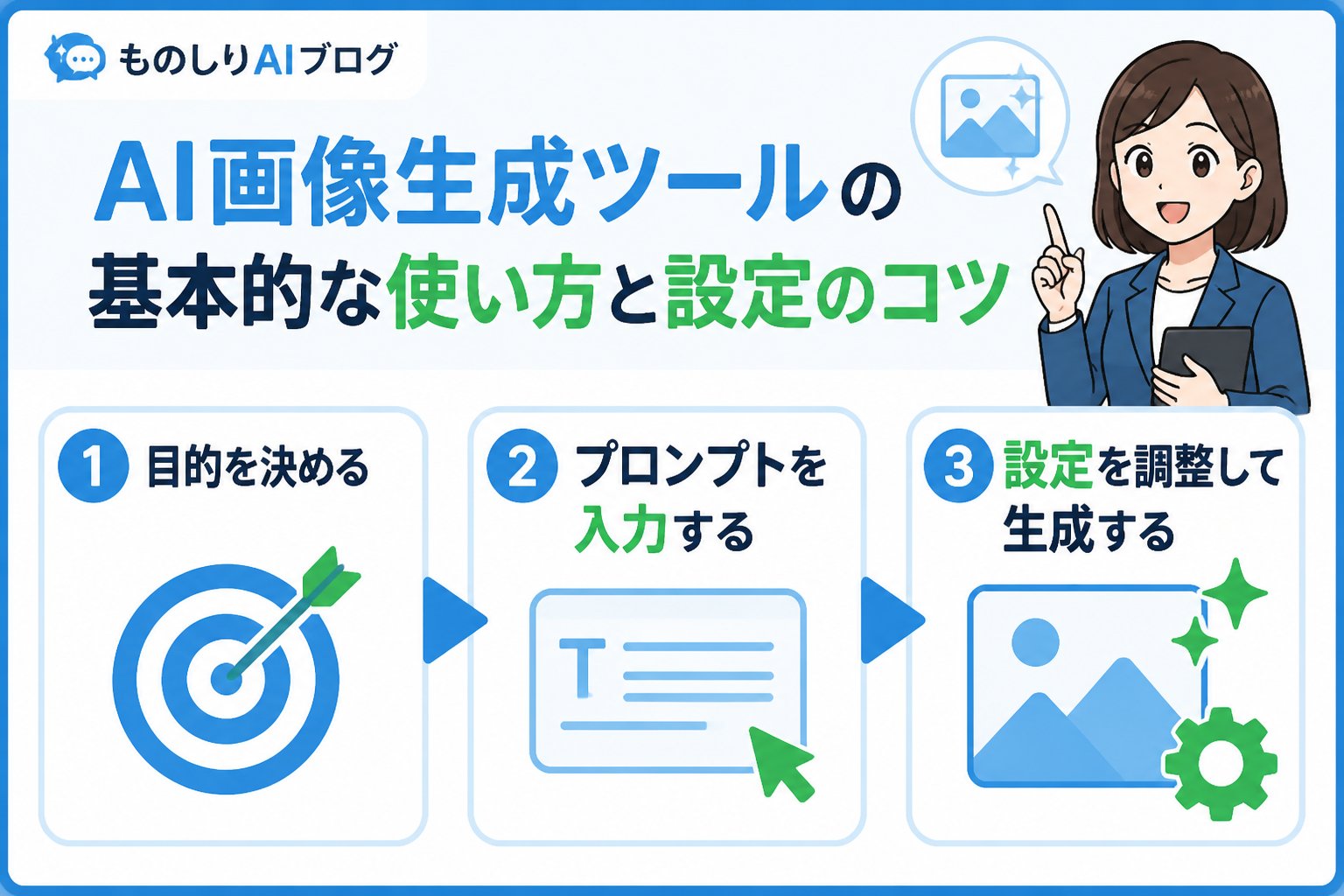 AIツール AI画像生成ツールの基本的な使い方と設定のコツ